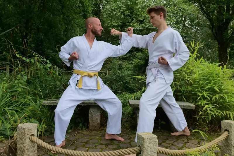 Taekwondo-Training: klassische Technik