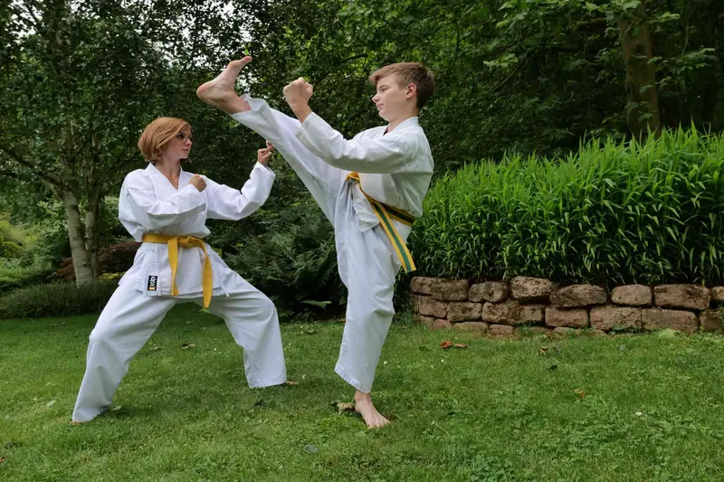 Taekwondo-Training mit Kindern